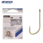 Owner carlige Fly Tenkara Straight cu ochet, serie 50457, culoare BR, marimea 12 (11buc/plic)