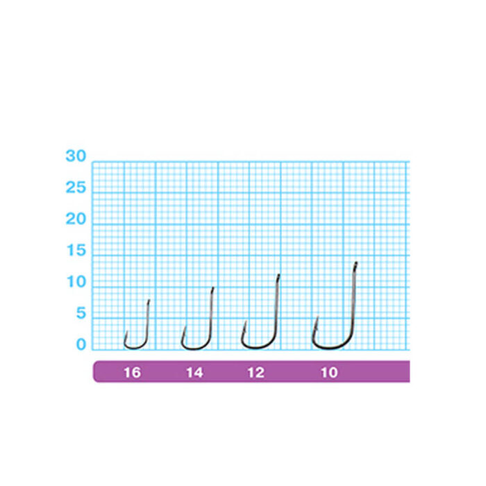 Owner carlige Penny Hook cu ochet, serie 50921, culoare BC, marimea 12 (10buc/plic) - imagine 2