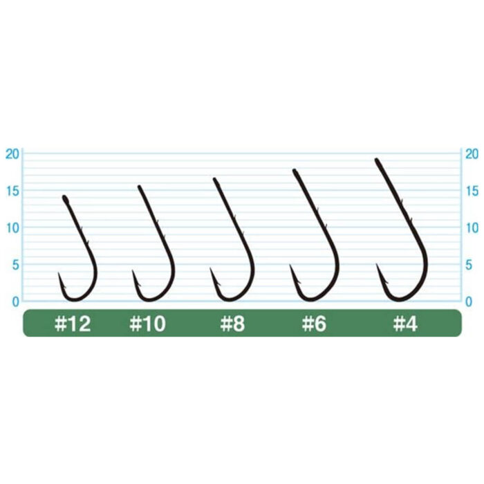 Owner carlige Worm BH-Sproat cu ochet si spini pe tija, serie 56538, culoare BC, marimea 12 (9buc/plic) - imagine 2