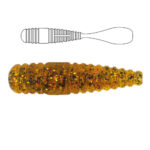 Damiki Squash Shad 6.3CM (2.5 inch), 204 (Motor Oil/Red), 15buc/plic - imagine 8