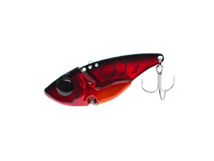 Damiki cicada VAULT-65, 6.5cm, 23gr, 307H (Holo Red Craw) - imagine 2
