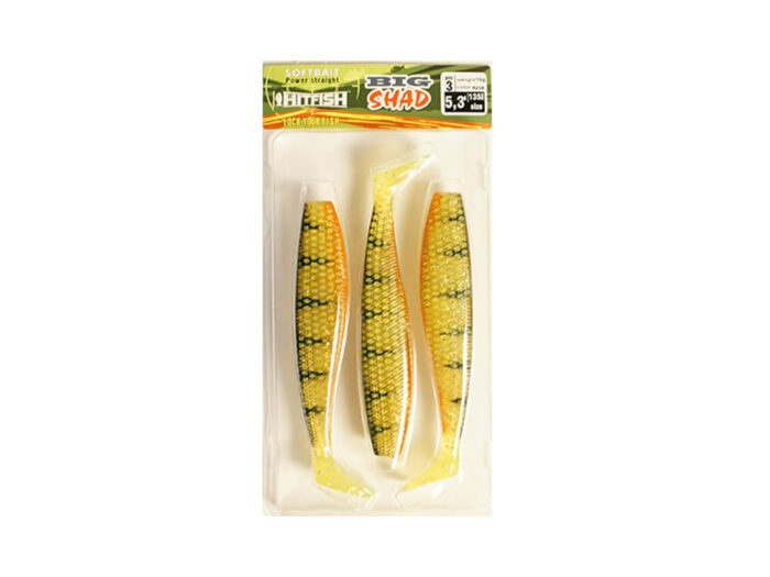Hitfish Big Shad 13.5CM (5.35 inch), culoarea R16 (3buc/blister) - imagine 2